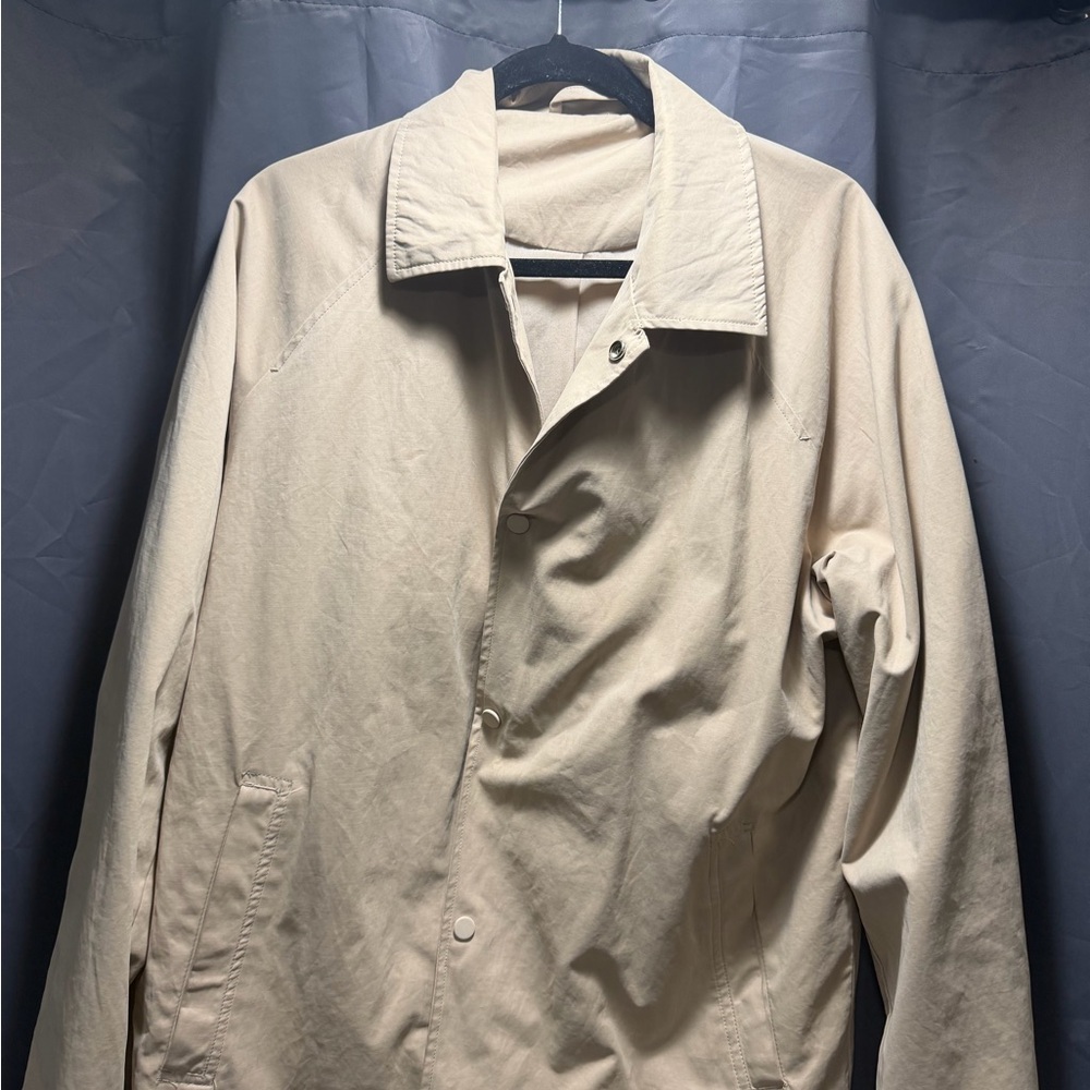 Zara Men's Beige Lightweight Jacket Large